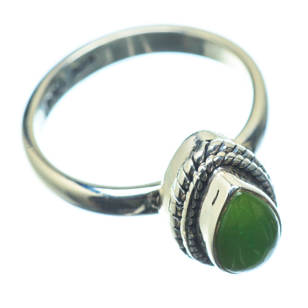 Zambian Emerald Rings handcrafted by Anasilvercos - RING23326