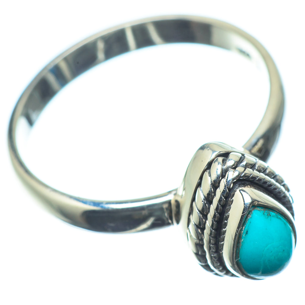Tibetan Turquoise Rings handcrafted by Anasilvercos - RING23348