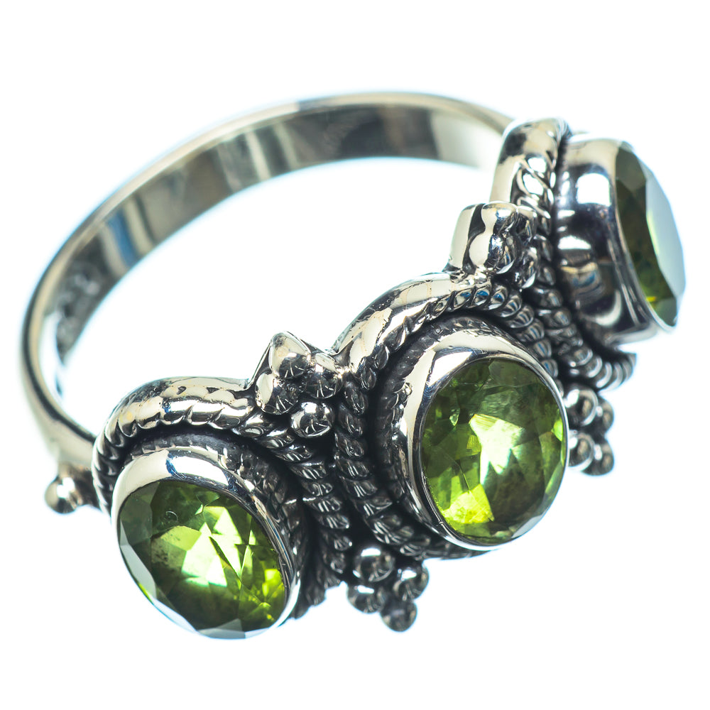 Peridot Rings handcrafted by Anasilvercos - RING23367