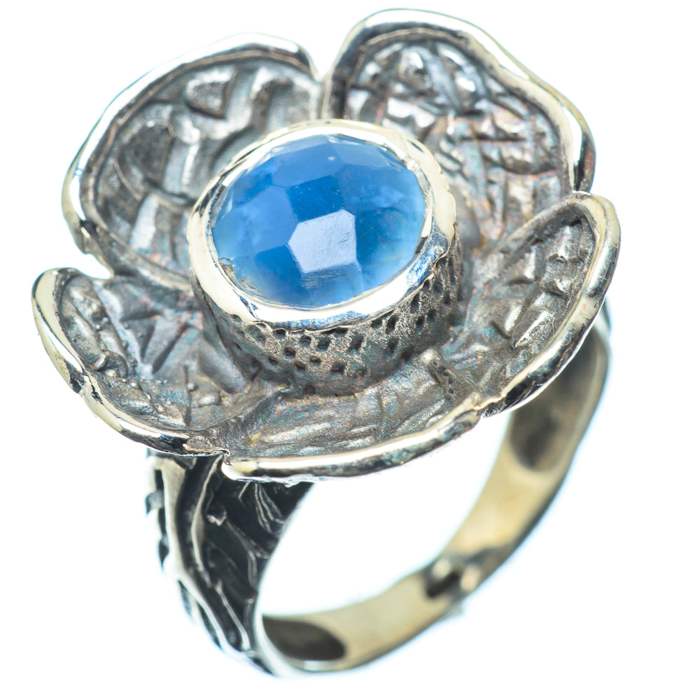 Chrysocolla In Quartz Rings handcrafted by Anasilvercos - RING23450