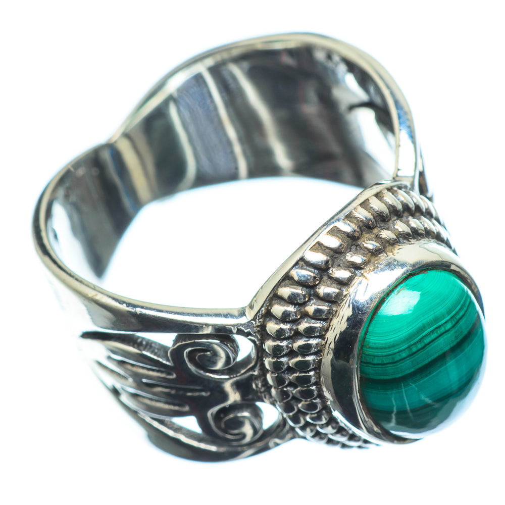 Malachite Rings handcrafted by Anasilvercos - RING23492