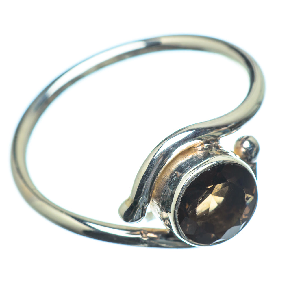 Smoky Quartz Rings handcrafted by Anasilvercos - RING23493