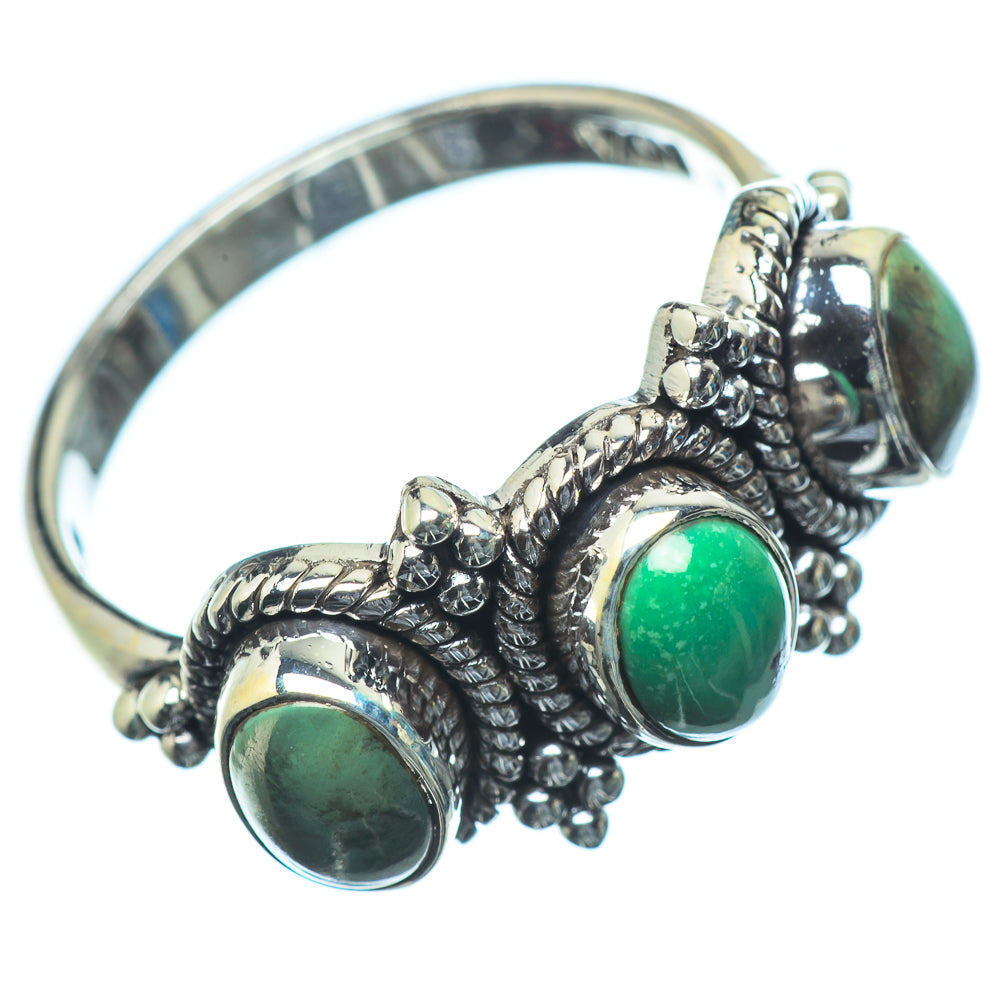 Tibetan Turquoise Rings handcrafted by Anasilvercos - RING23544