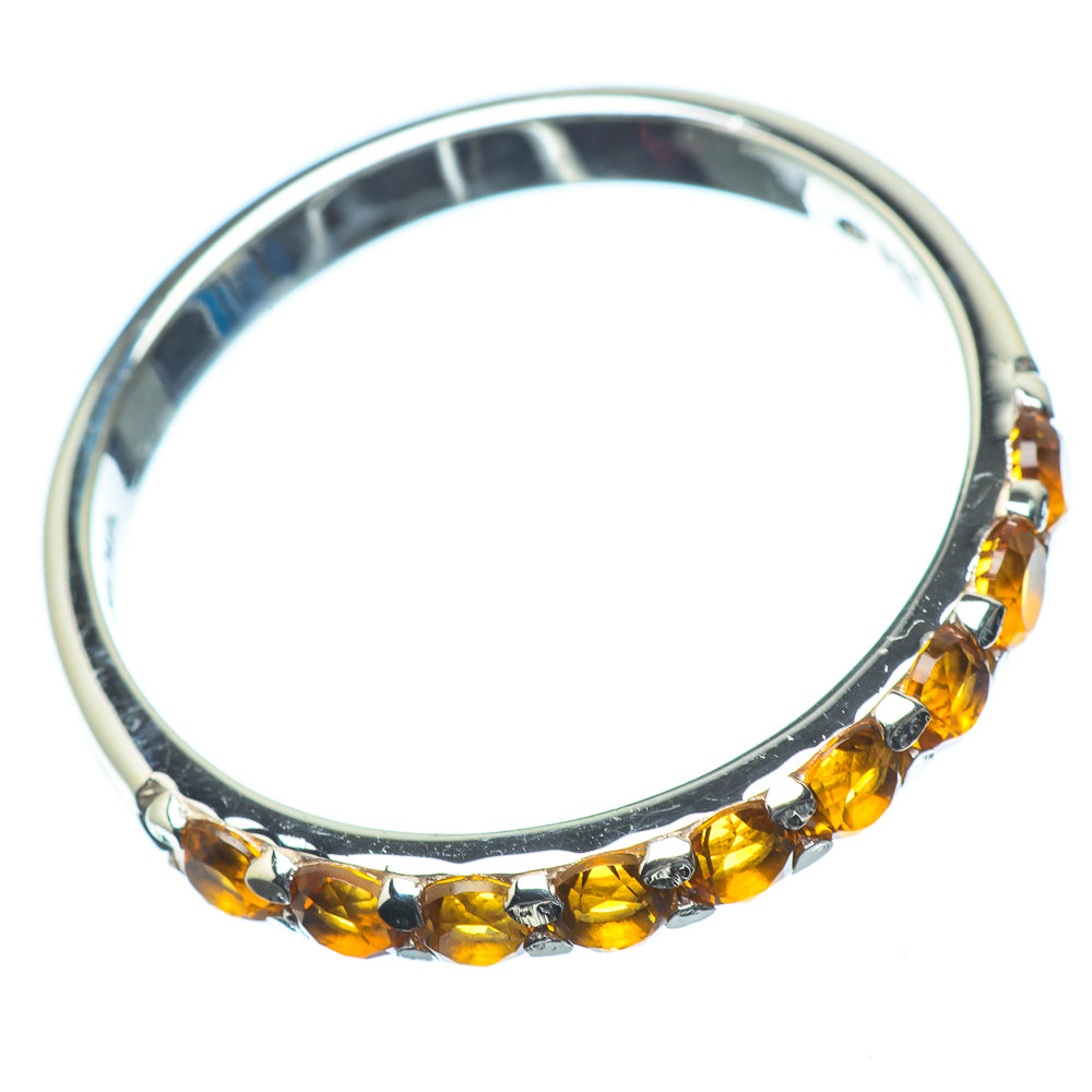 Mandarin Citrine Rings handcrafted by Anasilvercos - RING23548
