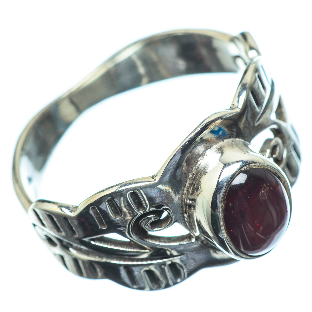 Garnet Rings handcrafted by Anasilvercos - RING23552