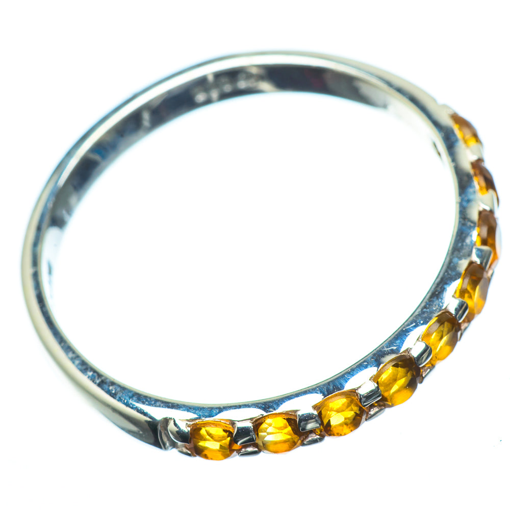 Mandarin Citrine Rings handcrafted by Anasilvercos - RING23614