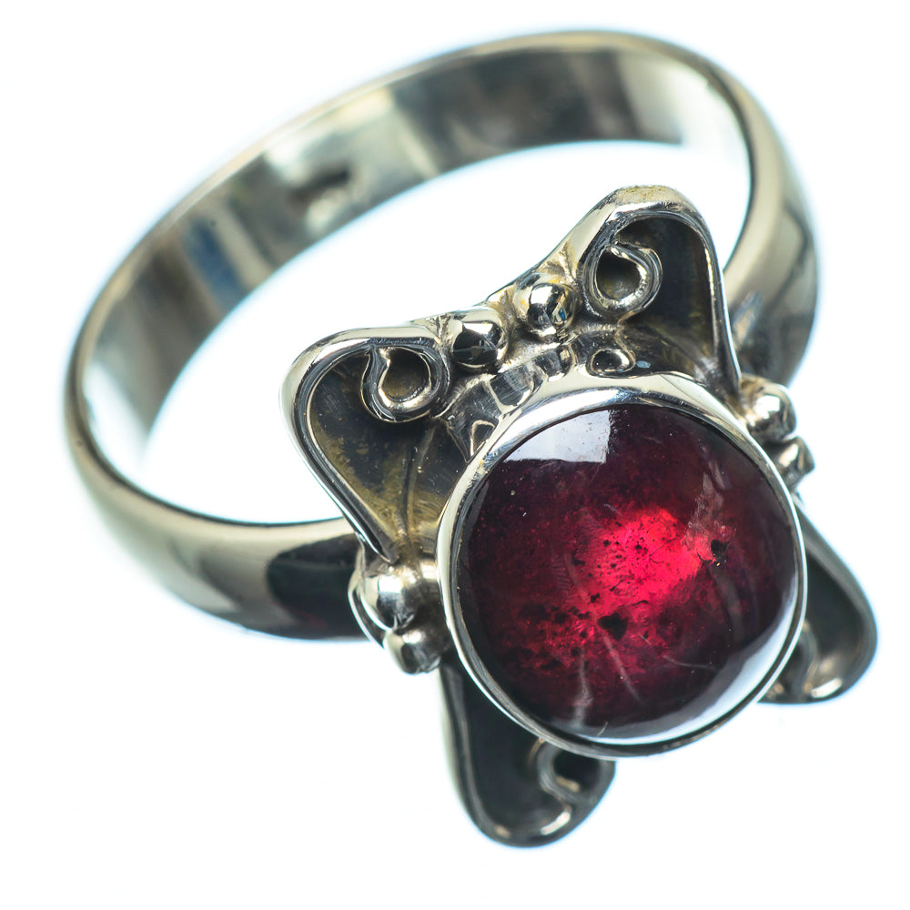 Garnet Rings handcrafted by Anasilvercos - RING23615