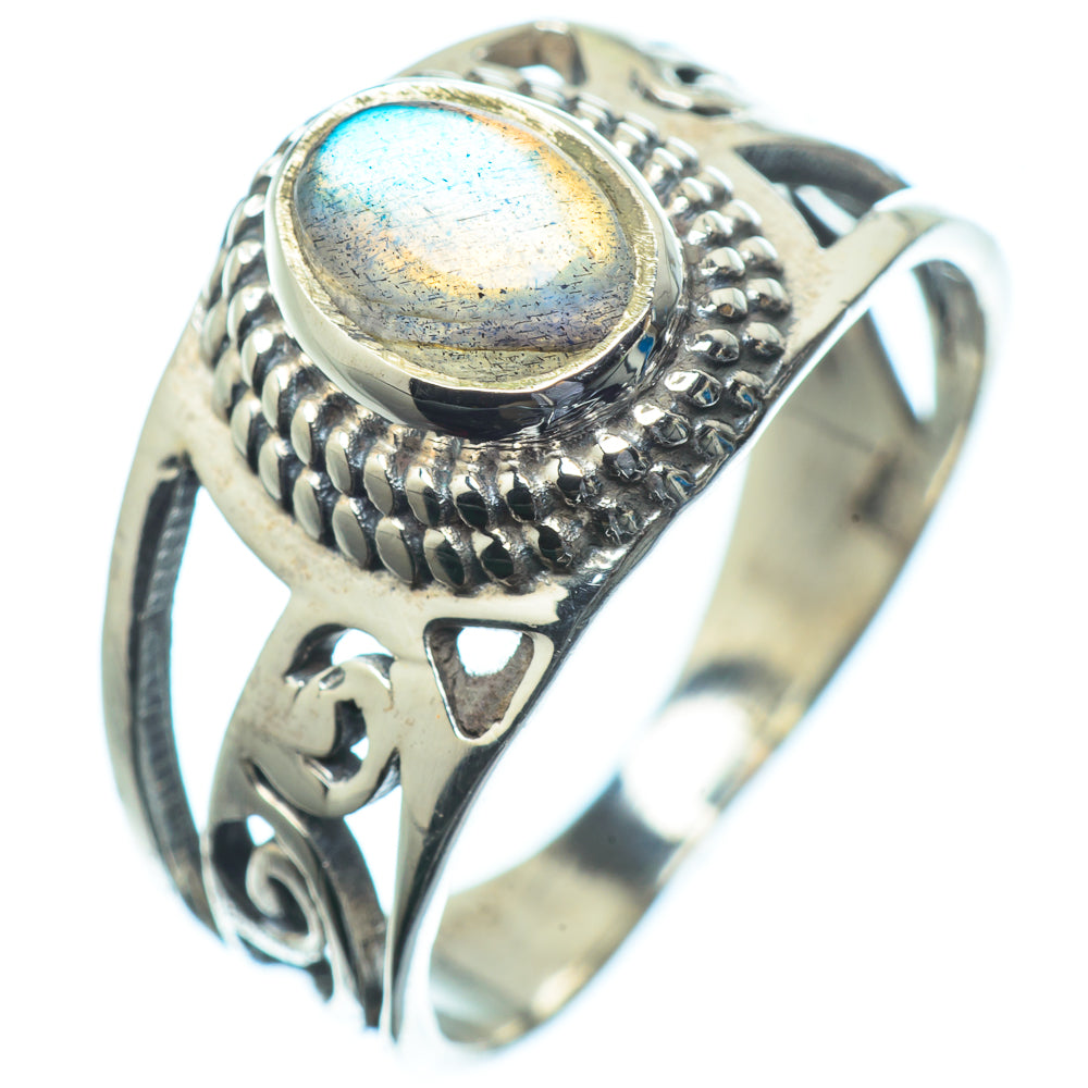 Labradorite Rings handcrafted by Anasilvercos - RING23626