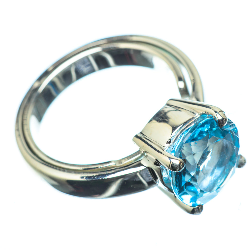 Blue Topaz Rings handcrafted by Anasilvercos - RING23630
