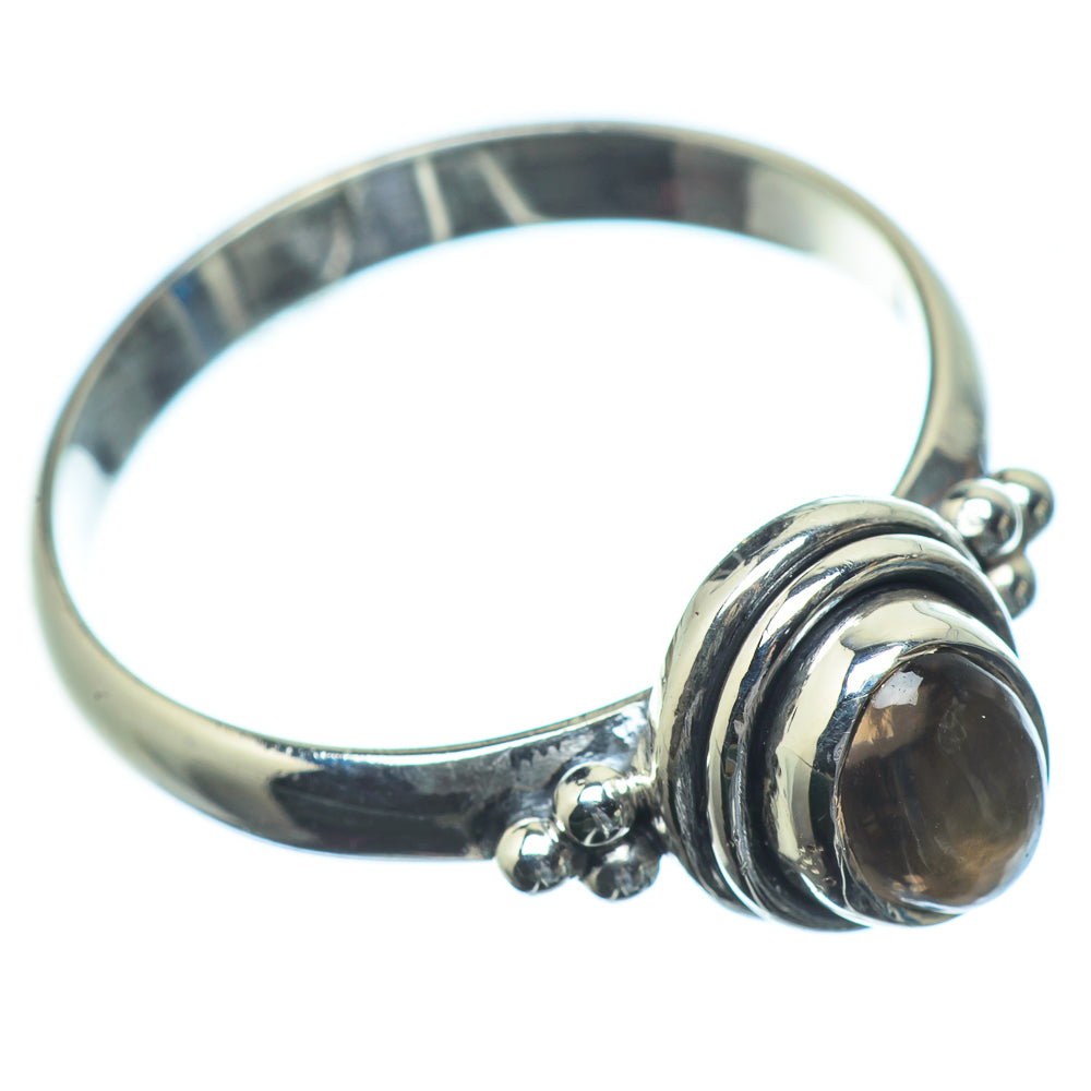 Smoky Quartz Rings handcrafted by Anasilvercos - RING23634