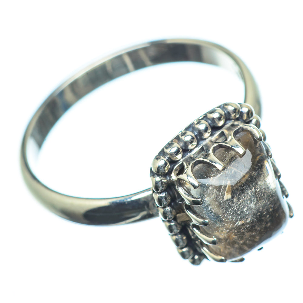 Rainbow Moonstone Rings handcrafted by Anasilvercos - RING23635