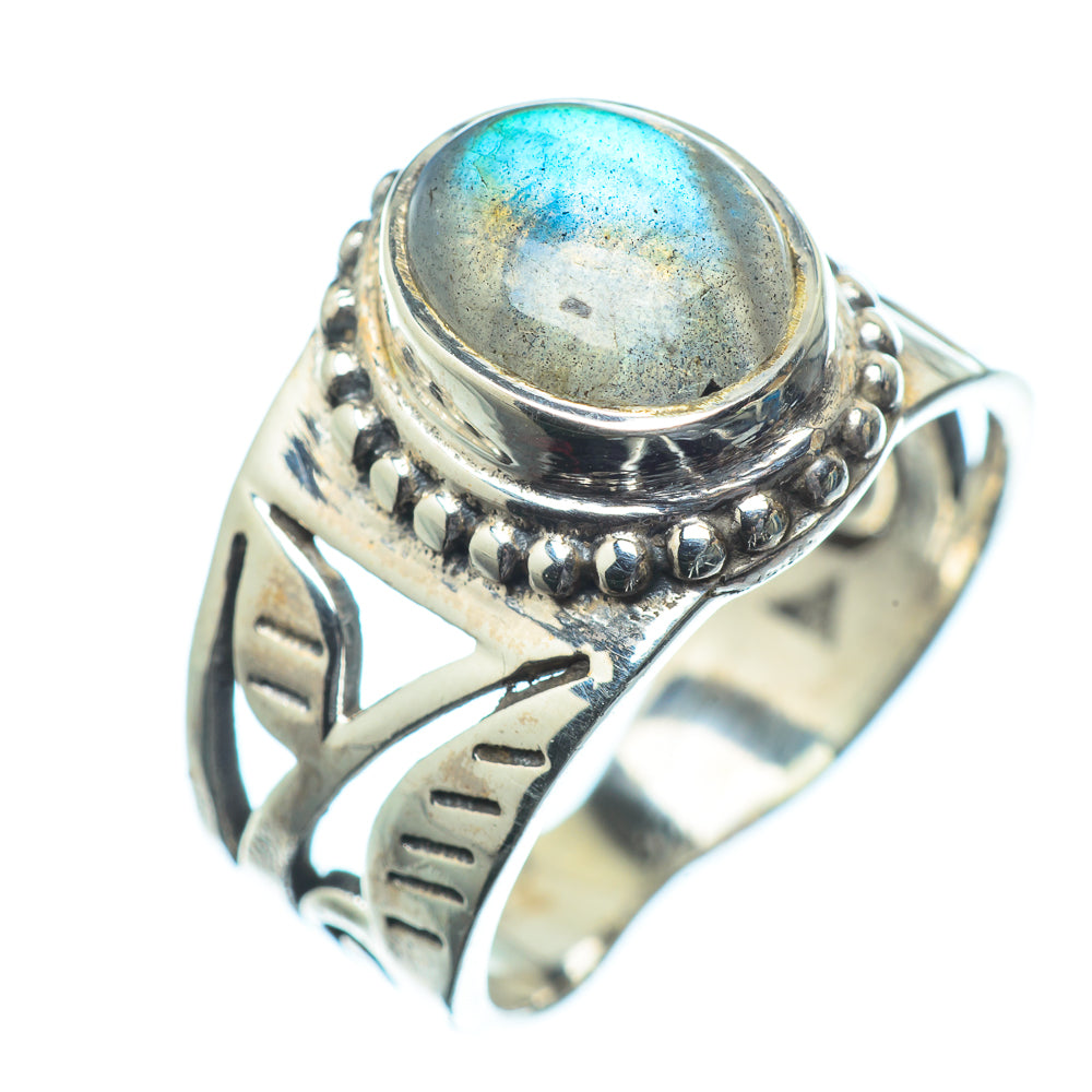 Labradorite Rings handcrafted by Anasilvercos - RING23685