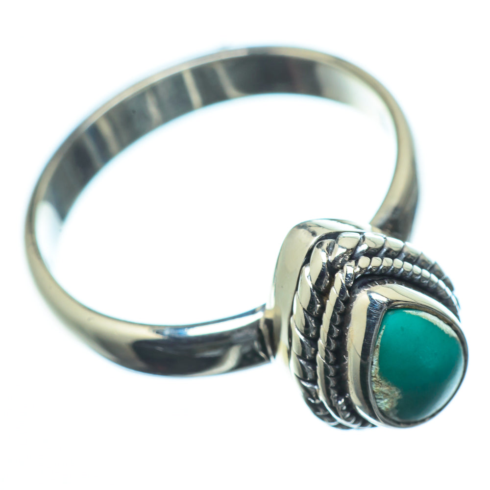 Tibetan Turquoise Rings handcrafted by Anasilvercos - RING23702