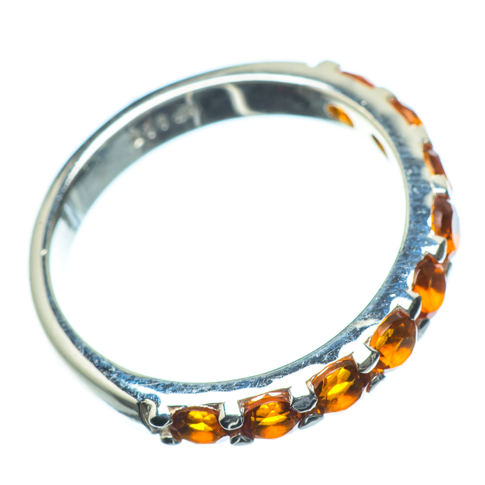 Mandarin Citrine Rings handcrafted by Anasilvercos - RING23712