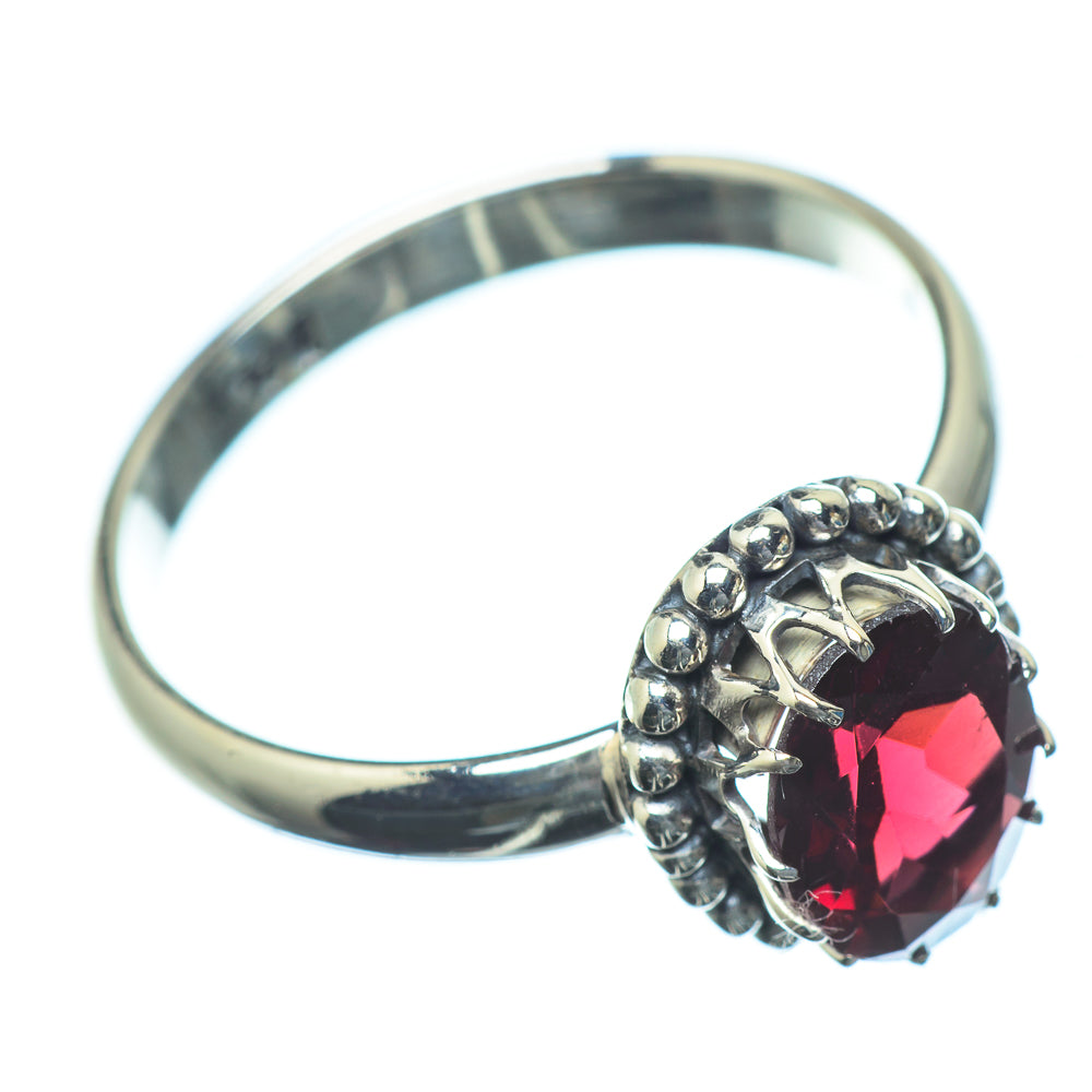 Garnet Rings handcrafted by Anasilvercos - RING23731