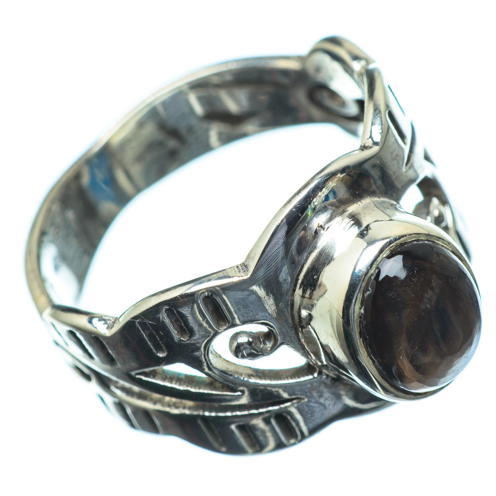Smoky Quartz Rings handcrafted by Anasilvercos - RING23760