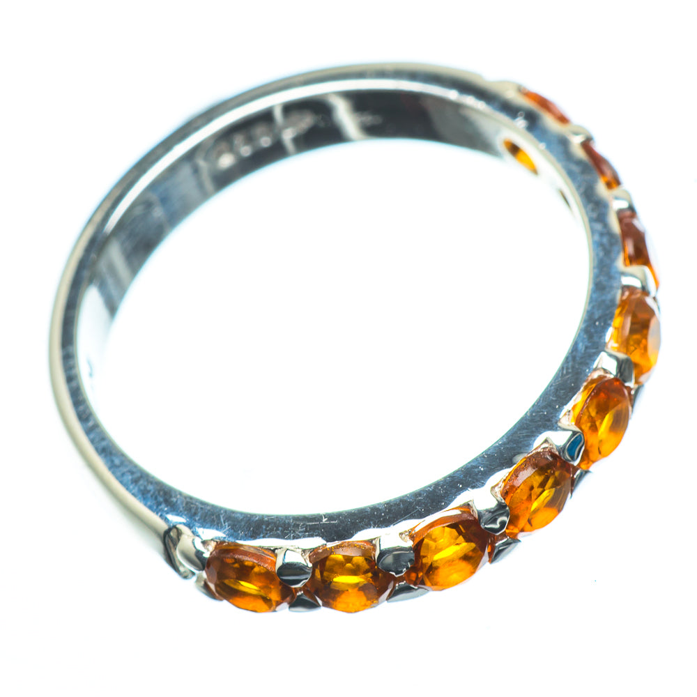Mandarin Citrine Rings handcrafted by Anasilvercos - RING23761