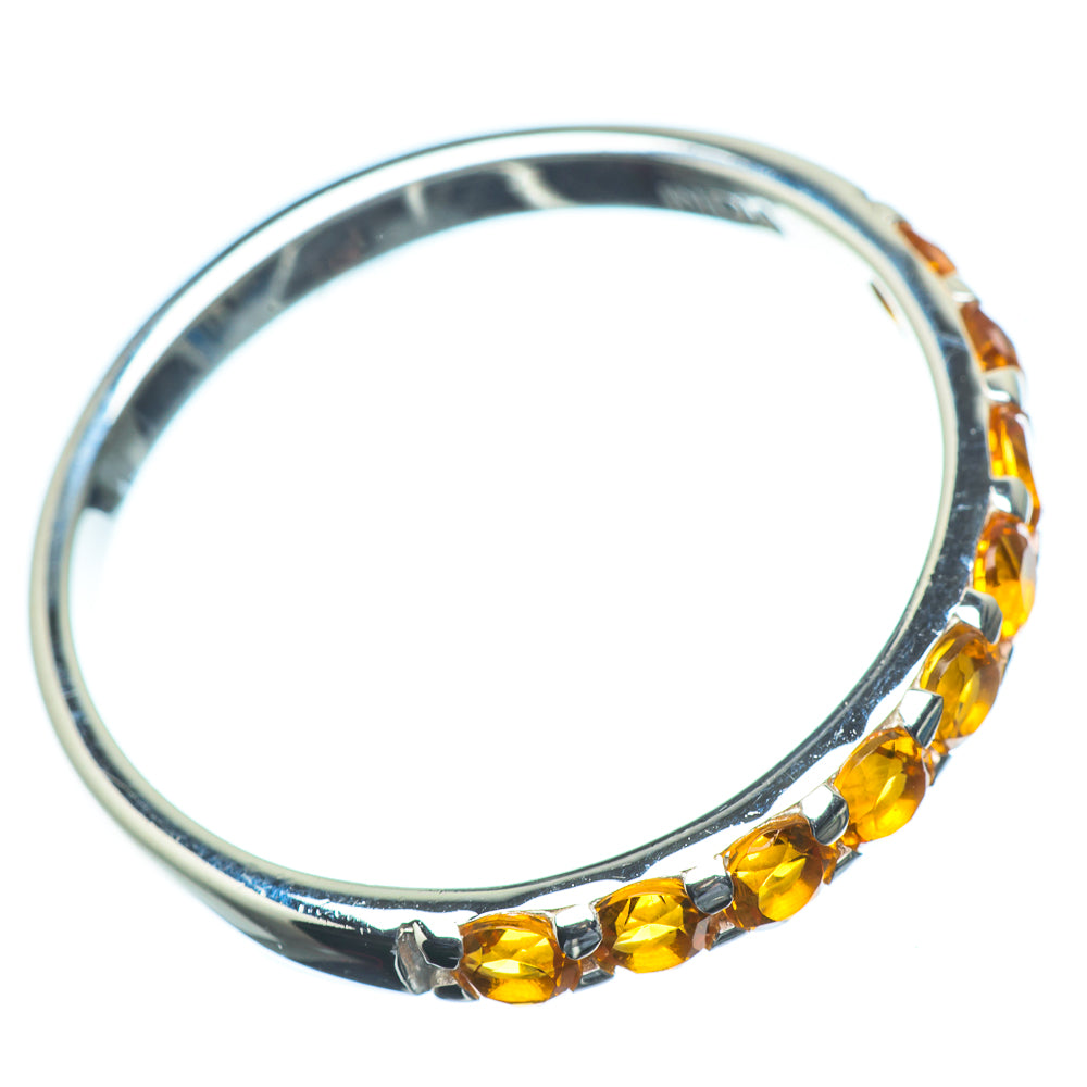 Mandarin Citrine Rings handcrafted by Anasilvercos - RING23777