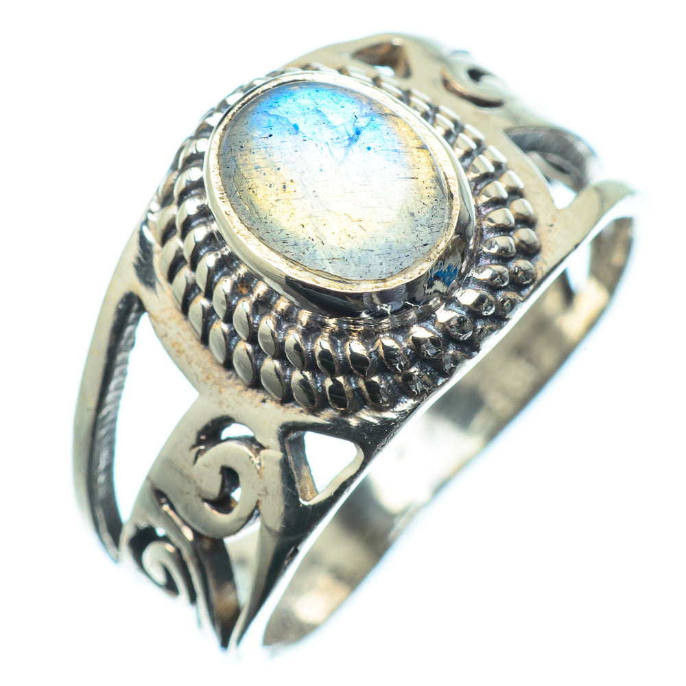 Labradorite Rings handcrafted by Anasilvercos - RING23783