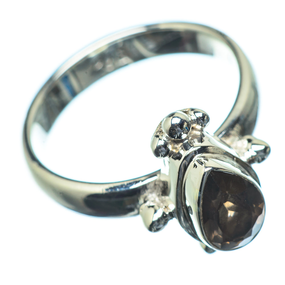 Smoky Quartz Rings handcrafted by Anasilvercos - RING23830