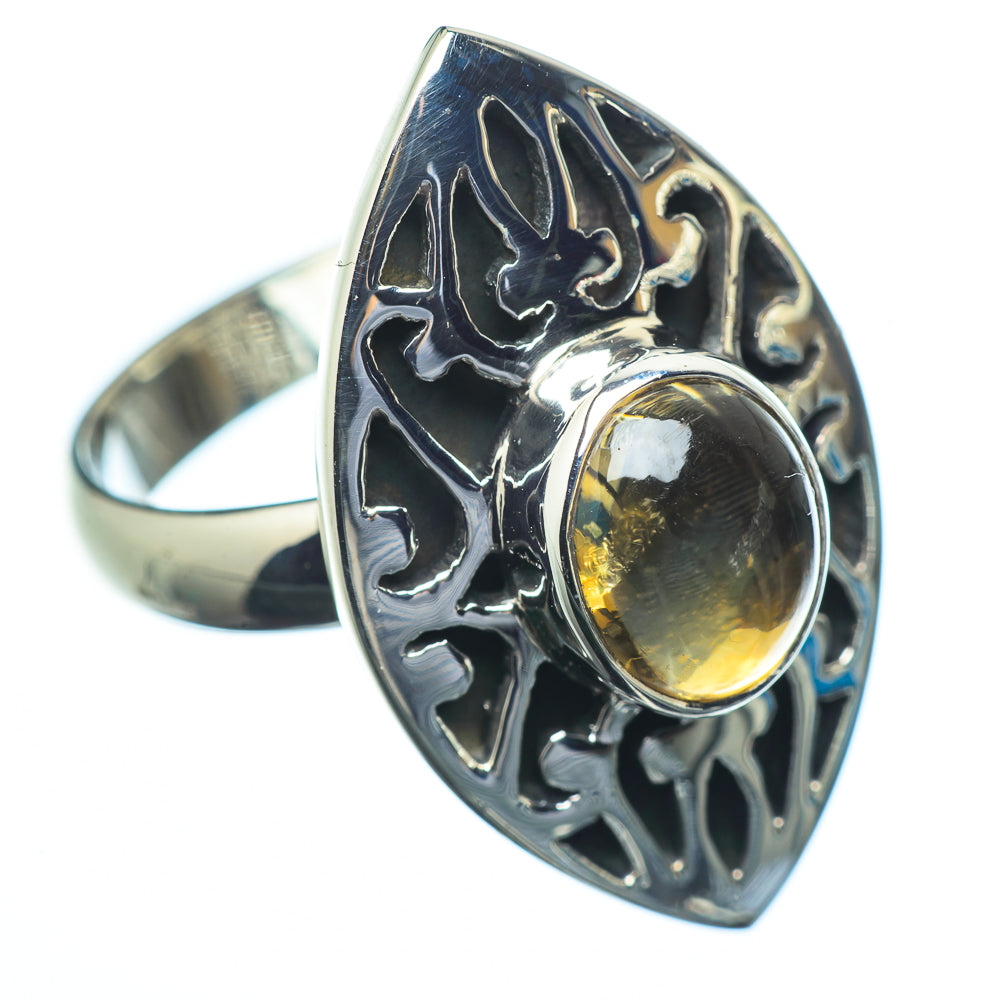 Citrine Rings handcrafted by Anasilvercos - RING23856