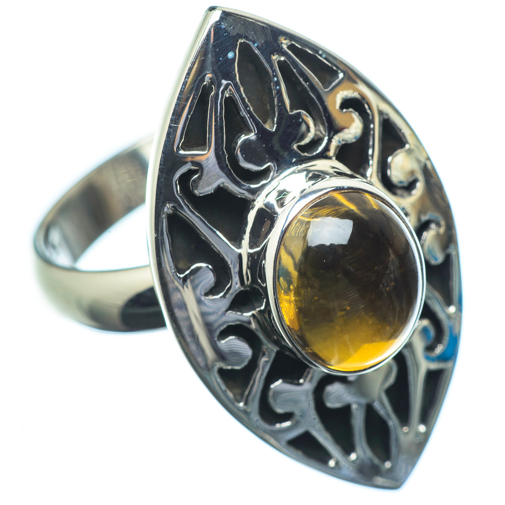 Citrine Rings handcrafted by Anasilvercos - RING23872