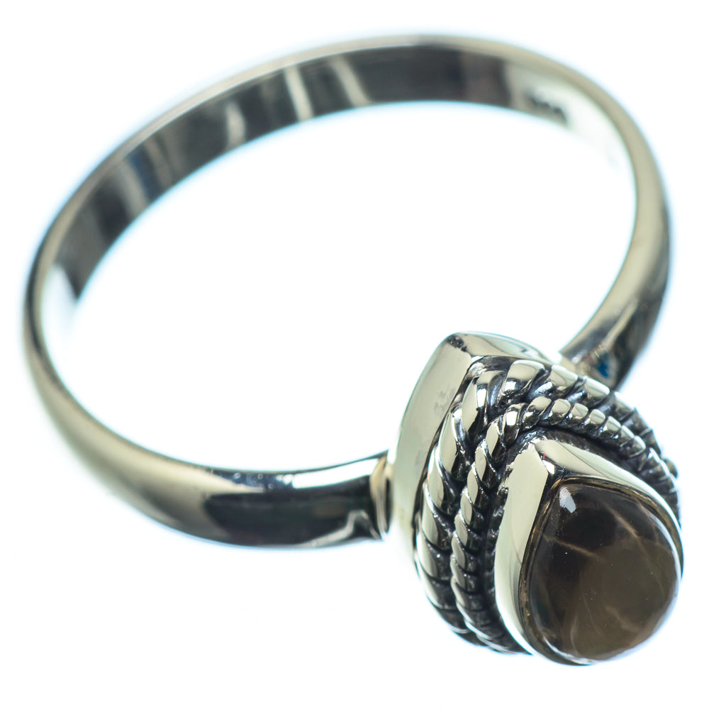 Smoky Quartz Rings handcrafted by Anasilvercos - RING23894