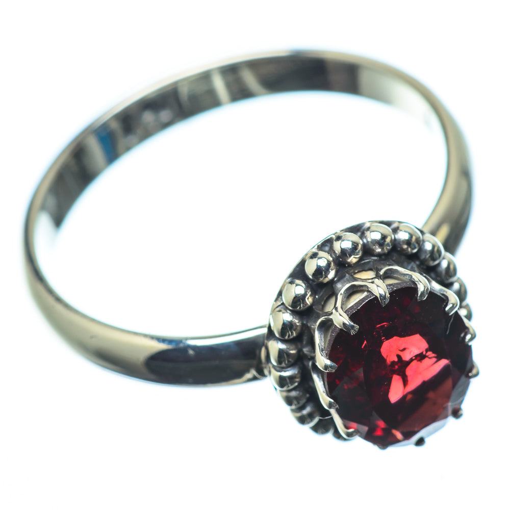 Garnet Rings handcrafted by Anasilvercos - RING23901