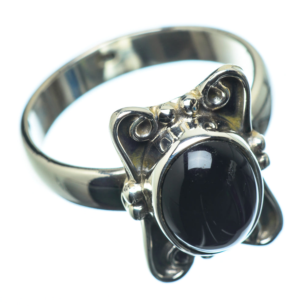 Black Onyx Rings handcrafted by Anasilvercos - RING23907