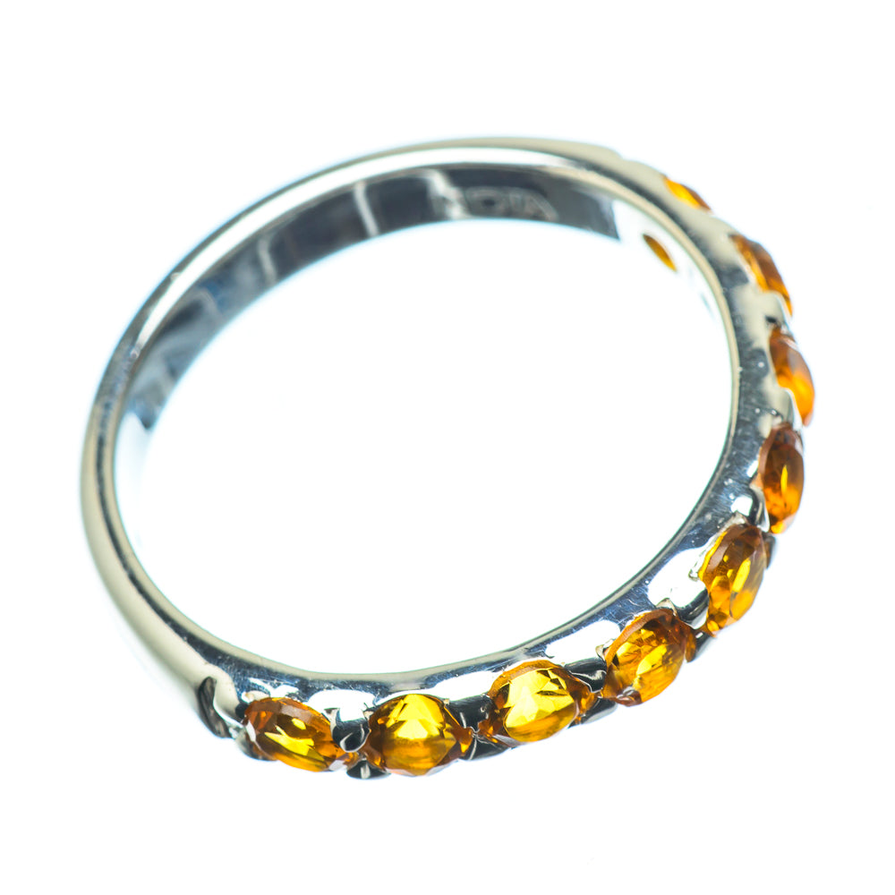 Mandarin Citrine Rings handcrafted by Anasilvercos - RING23944