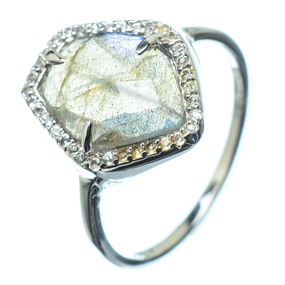 Labradorite Rings handcrafted by Anasilvercos - RING24052