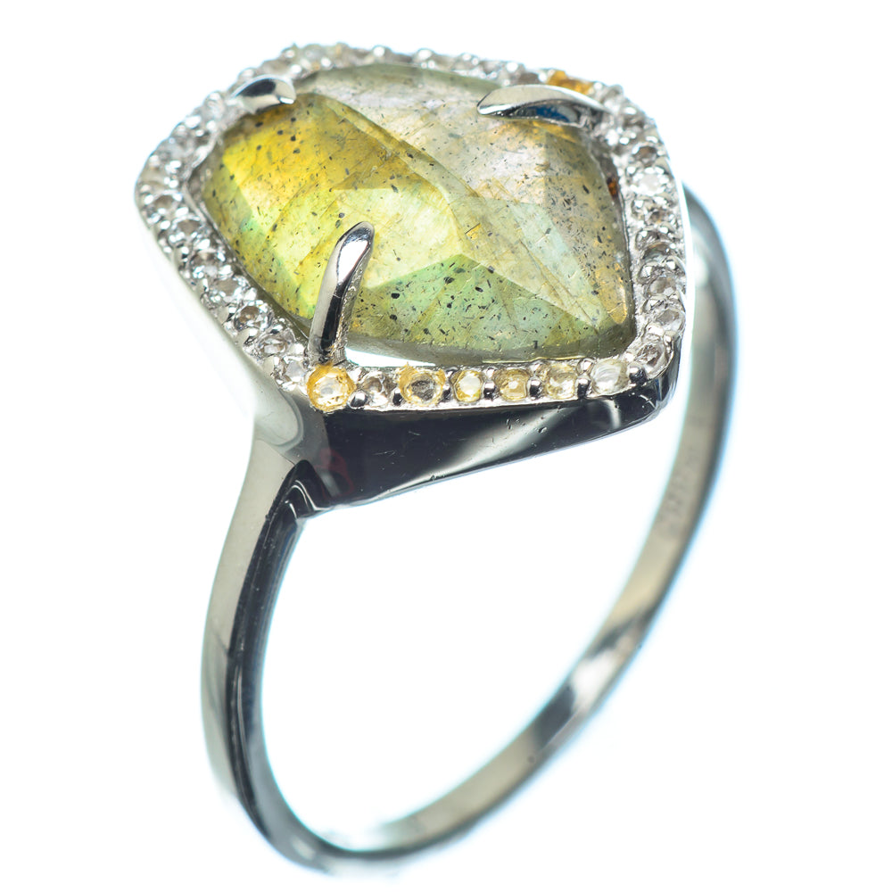 Labradorite Rings handcrafted by Anasilvercos - RING24069