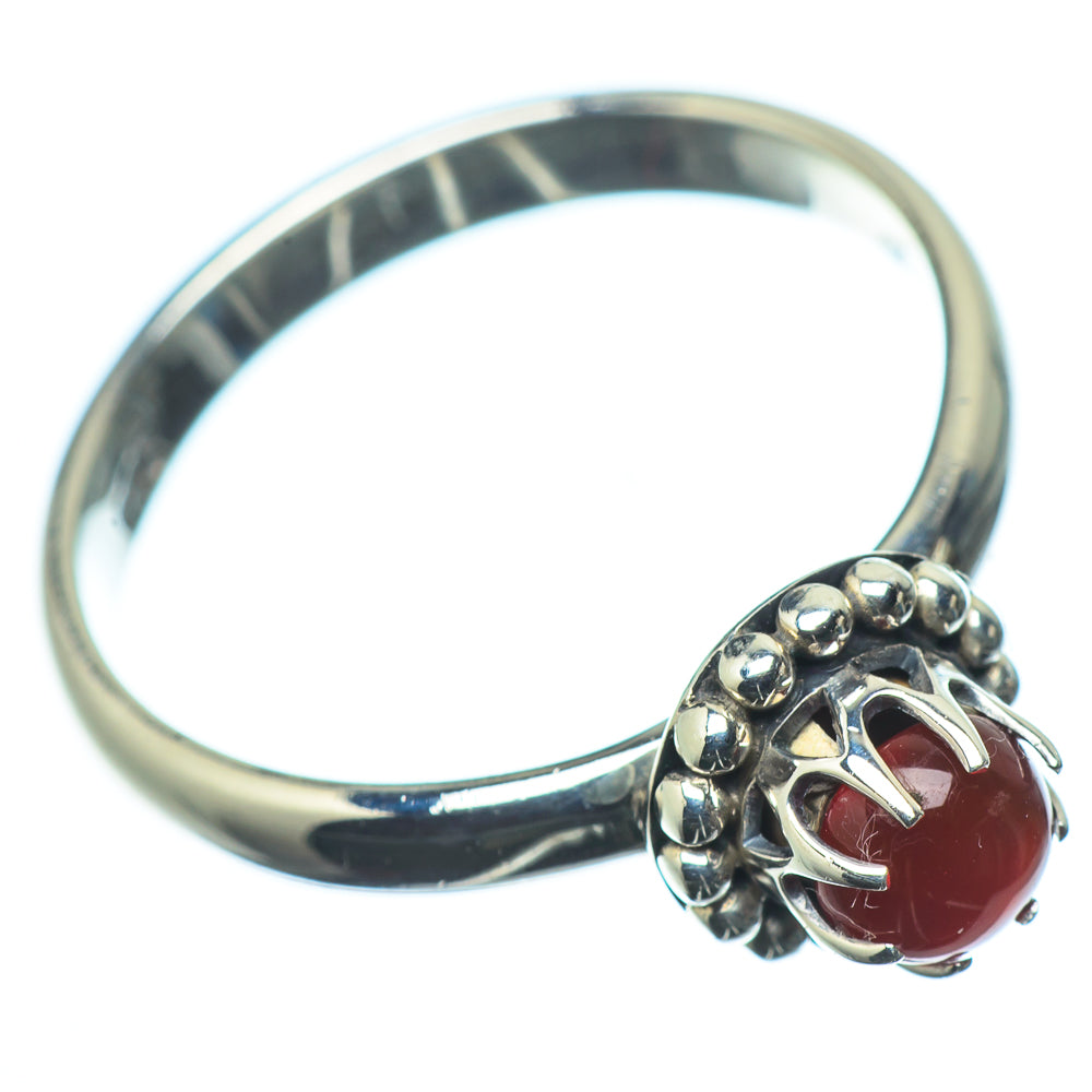 Red Onyx Rings handcrafted by Anasilvercos - RING24079