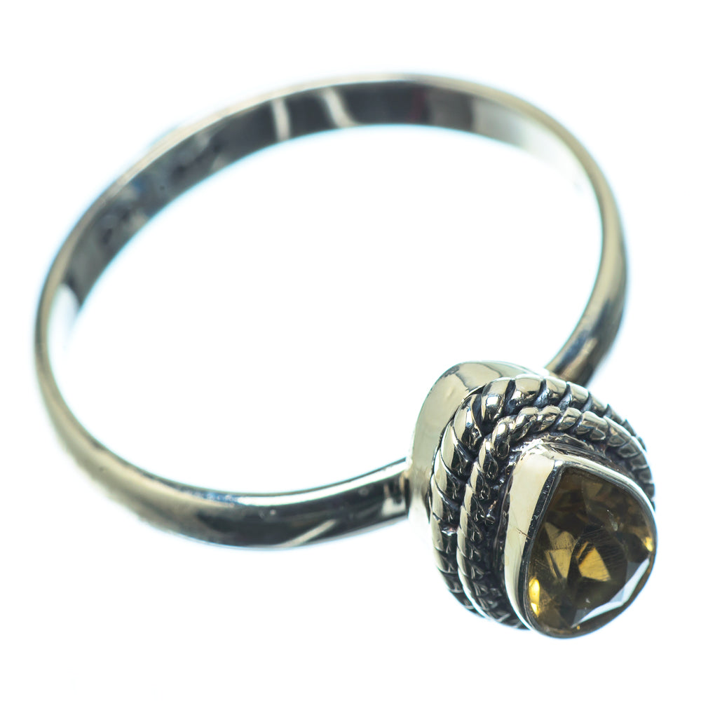 Smoky Quartz Rings handcrafted by Anasilvercos - RING24108