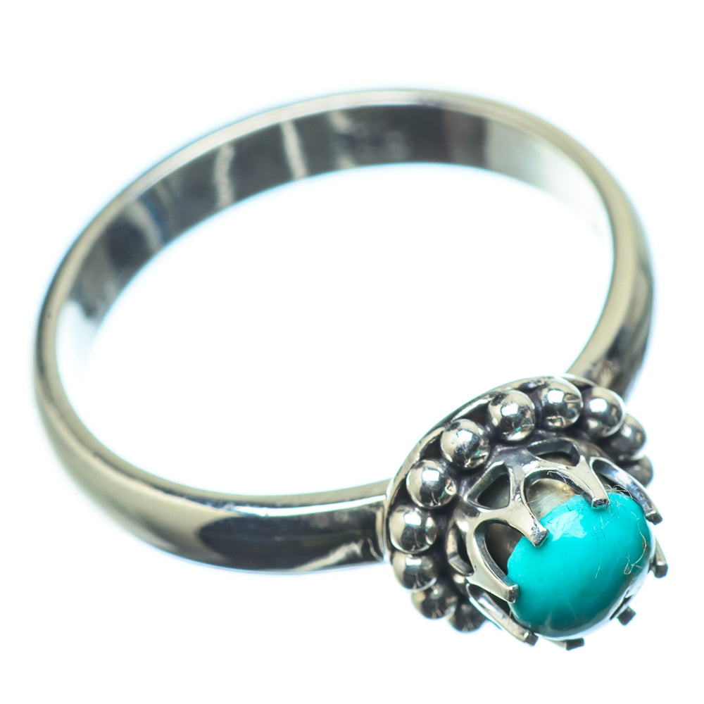 Tibetan Turquoise Rings handcrafted by Anasilvercos - RING24125