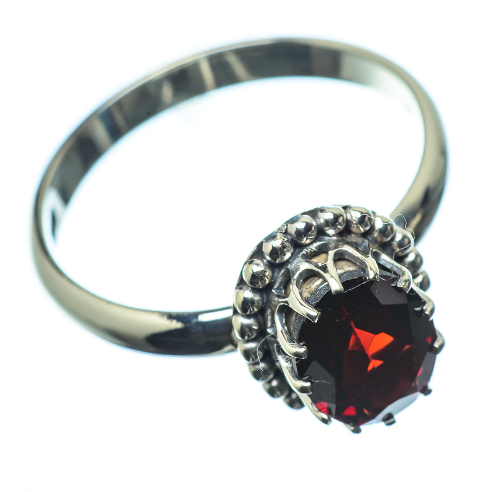 Garnet Rings handcrafted by Anasilvercos - RING24171