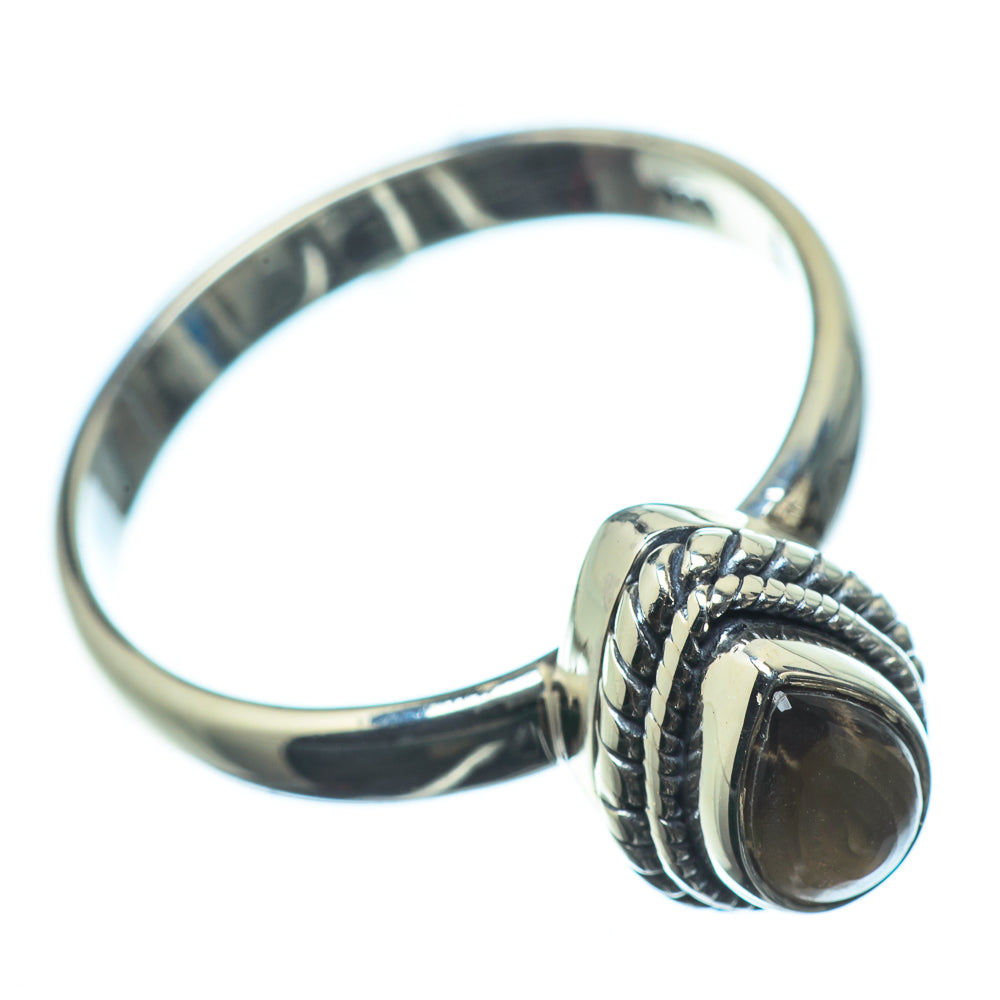 Smoky Quartz Rings handcrafted by Anasilvercos - RING24201