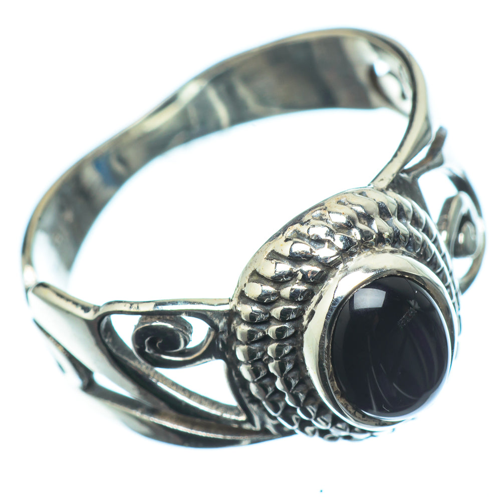 Black Onyx Rings handcrafted by Anasilvercos - RING24392