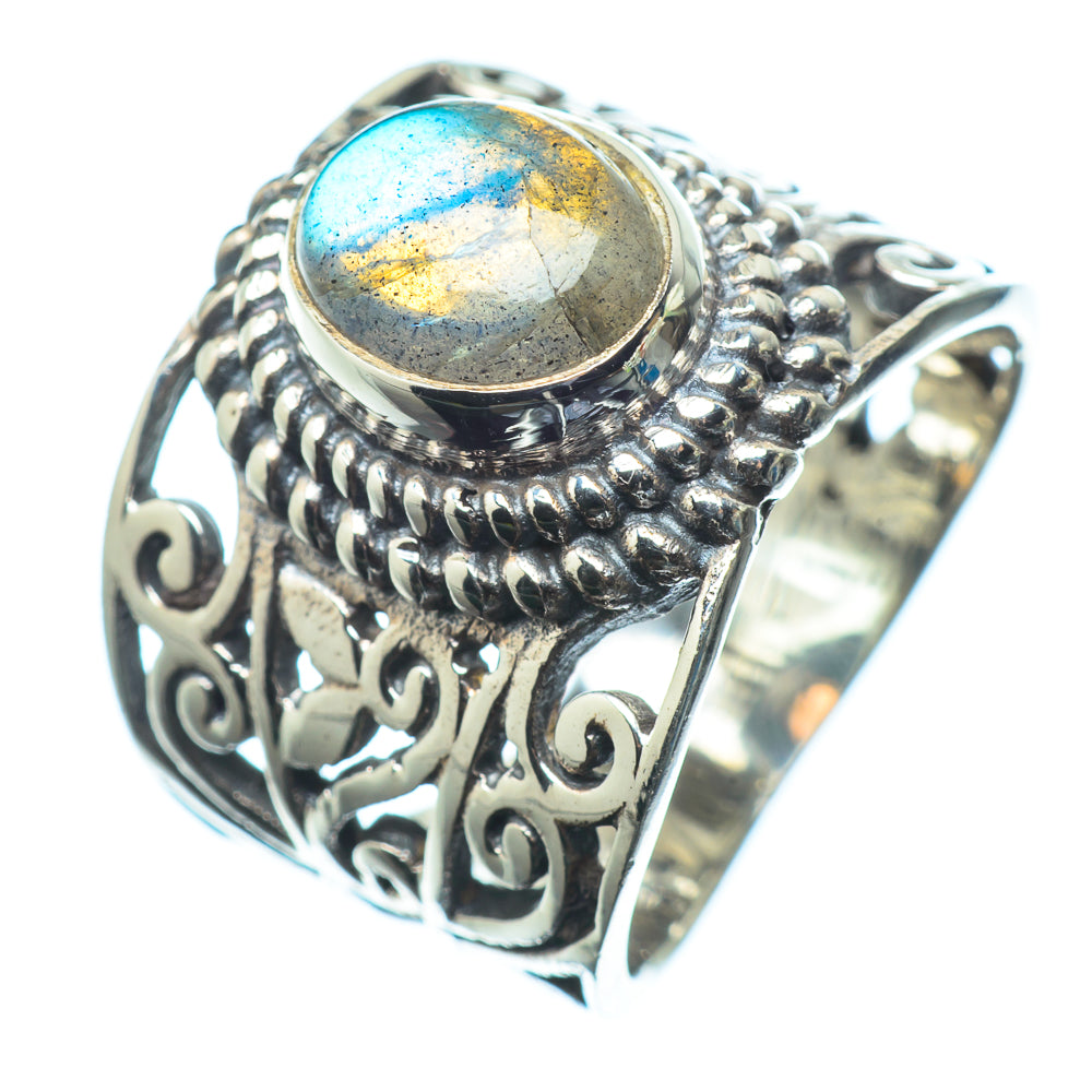 Labradorite Rings handcrafted by Anasilvercos - RING24398