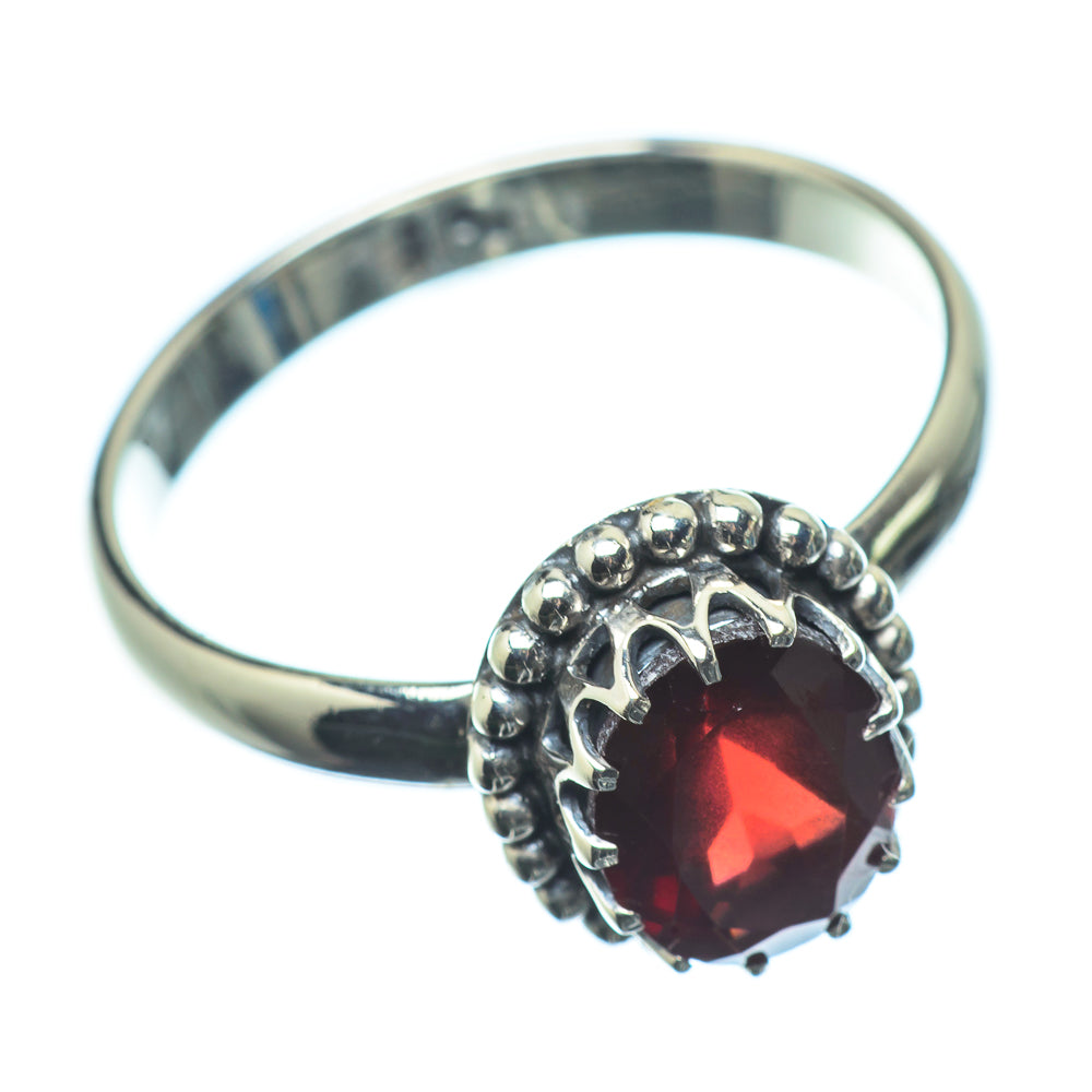 Garnet Rings handcrafted by Anasilvercos - RING24414