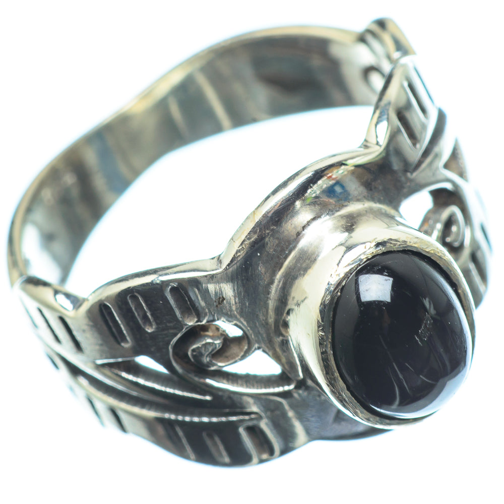 Black Onyx Rings handcrafted by Anasilvercos - RING24419