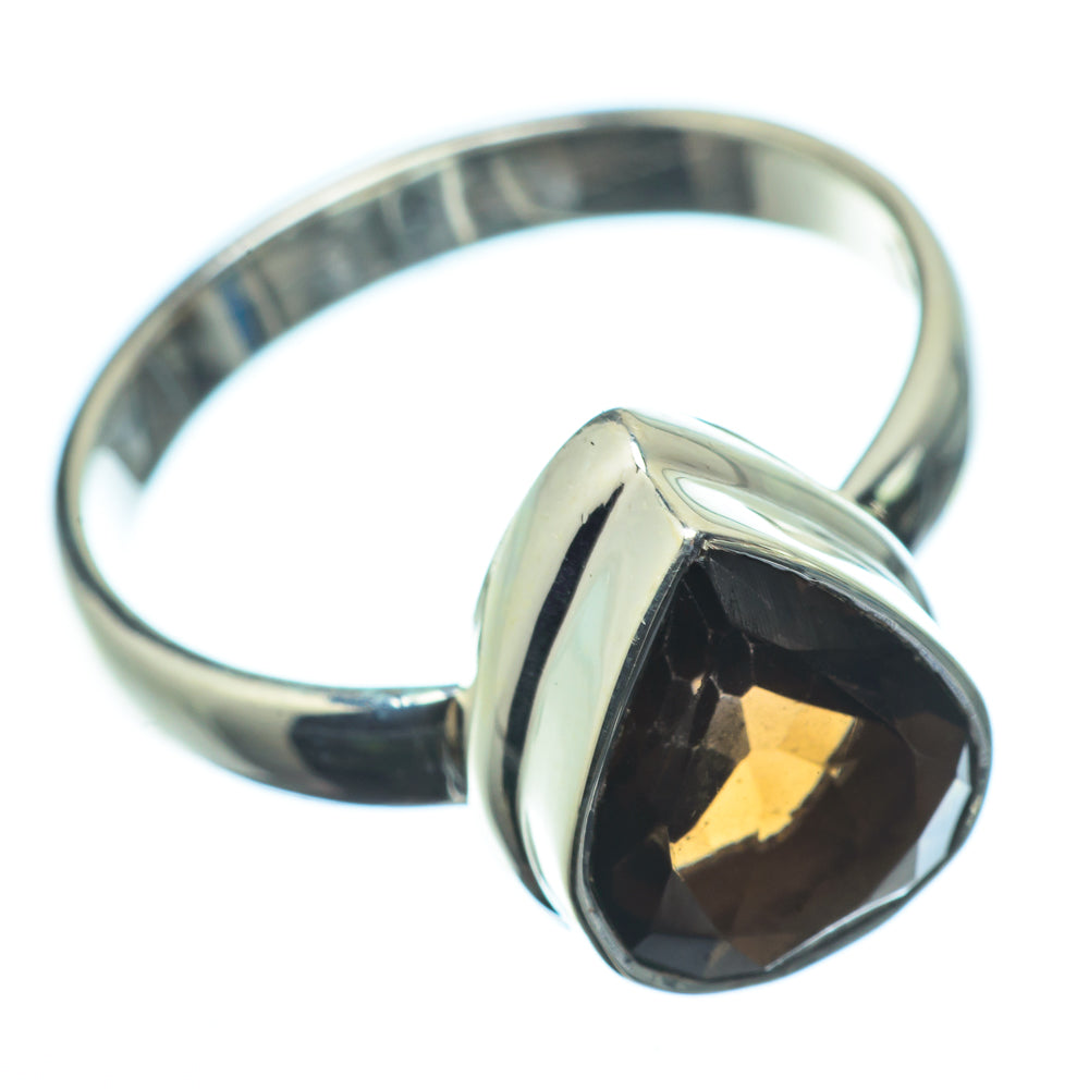 Smoky Quartz Rings handcrafted by Anasilvercos - RING24435