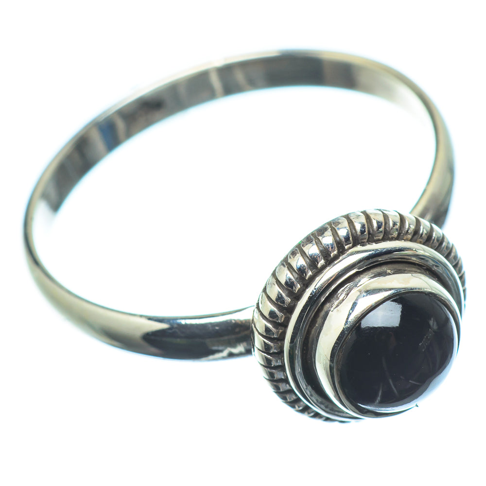 Black Onyx Rings handcrafted by Anasilvercos - RING24473
