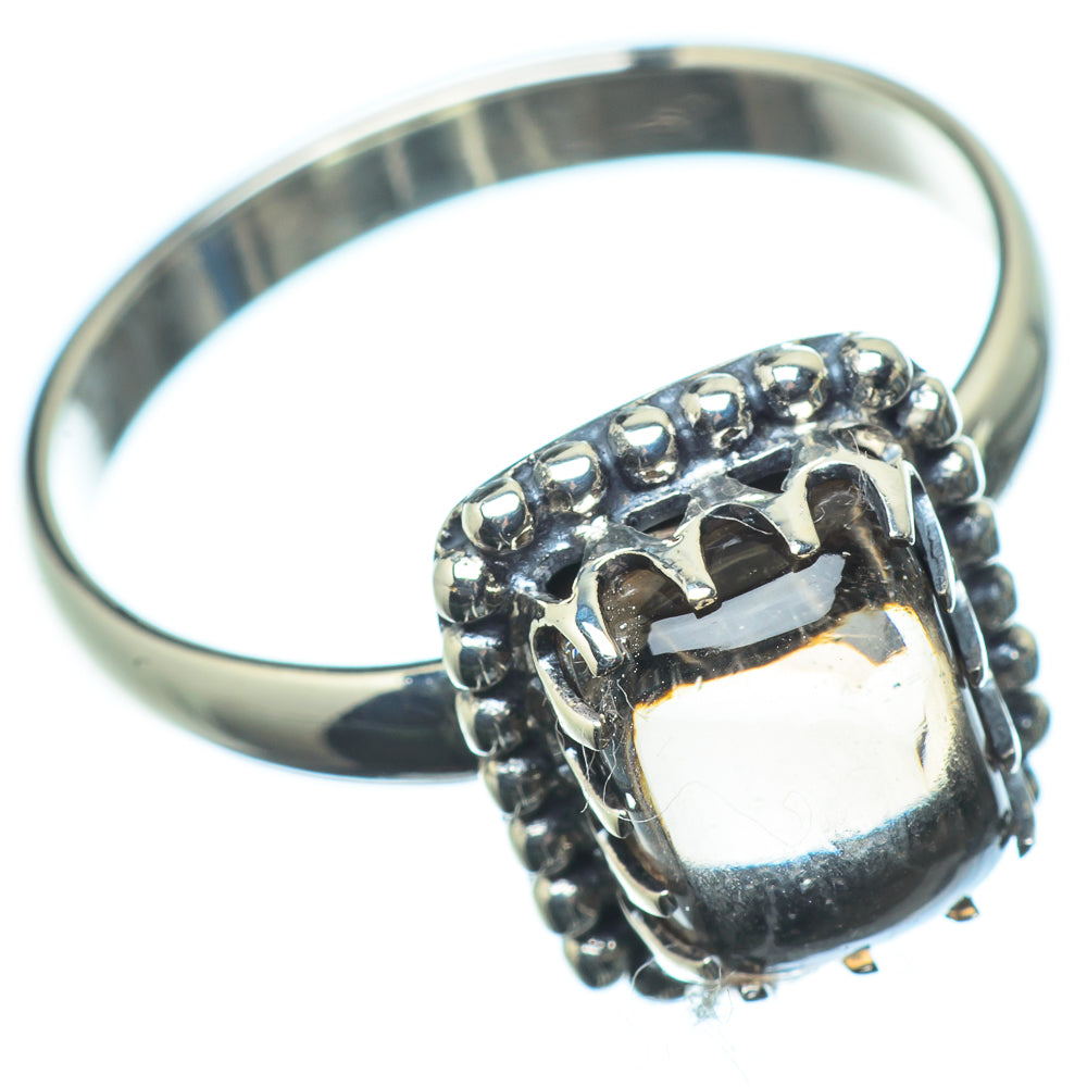 Smoky Quartz Rings handcrafted by Anasilvercos - RING24488