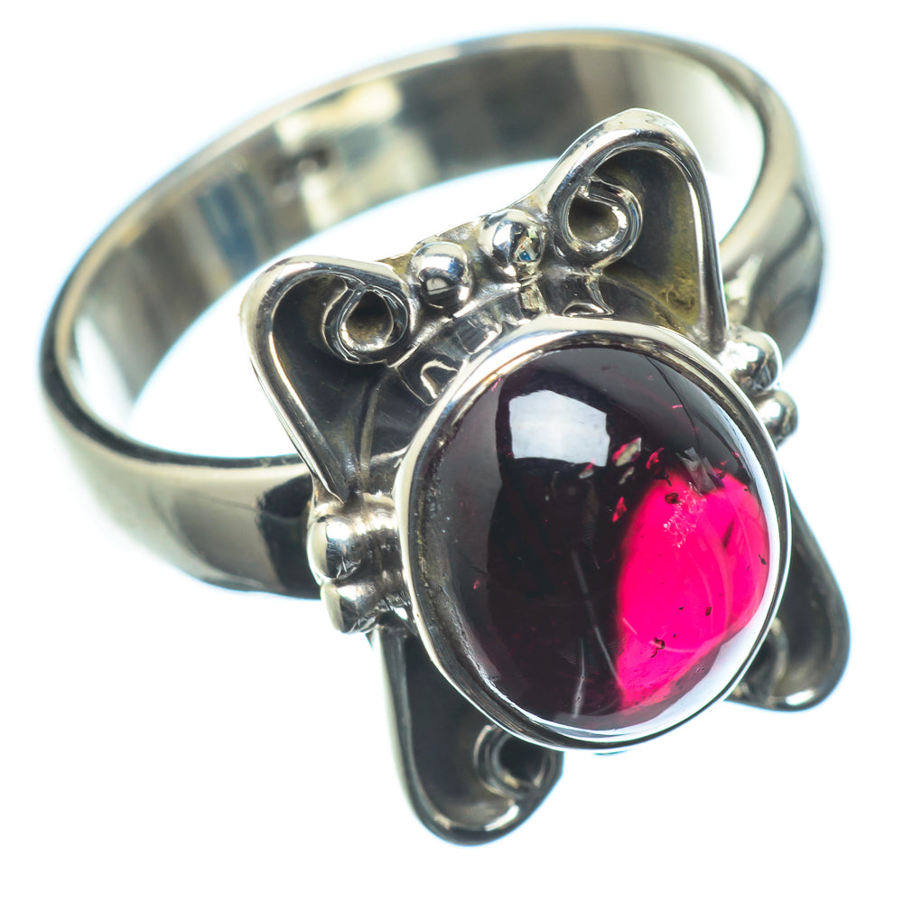 Garnet Rings handcrafted by Anasilvercos - RING24493