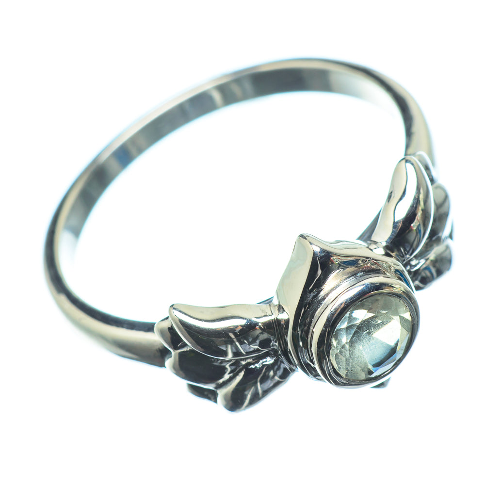 Green Amethyst Rings handcrafted by Anasilvercos - RING24502