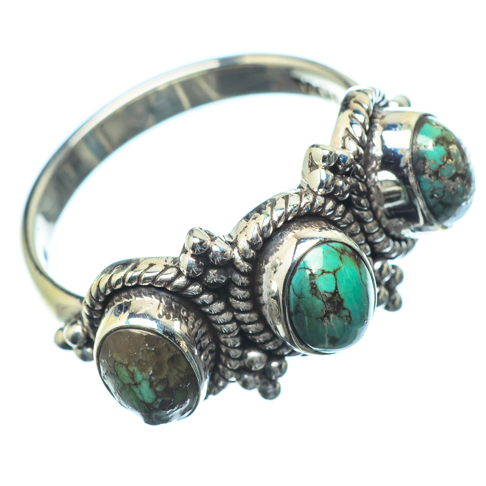 Turquoise Rings handcrafted by Anasilvercos - RING24566