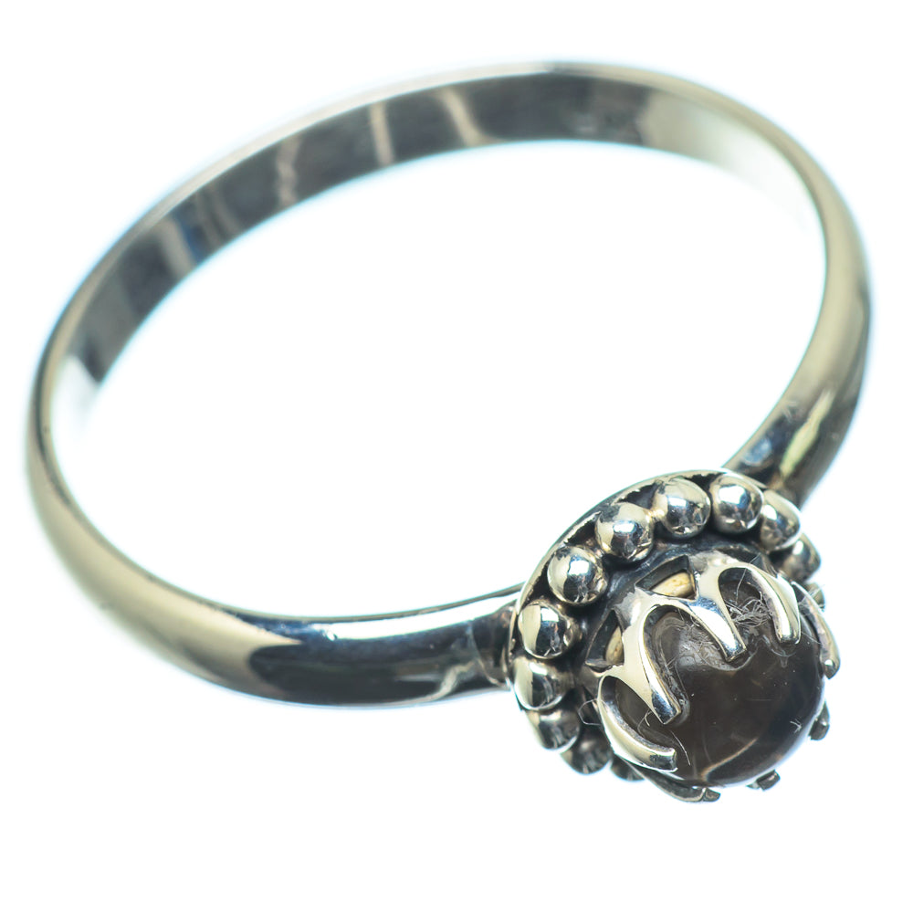 Smoky Quartz Rings handcrafted by Anasilvercos - RING24595