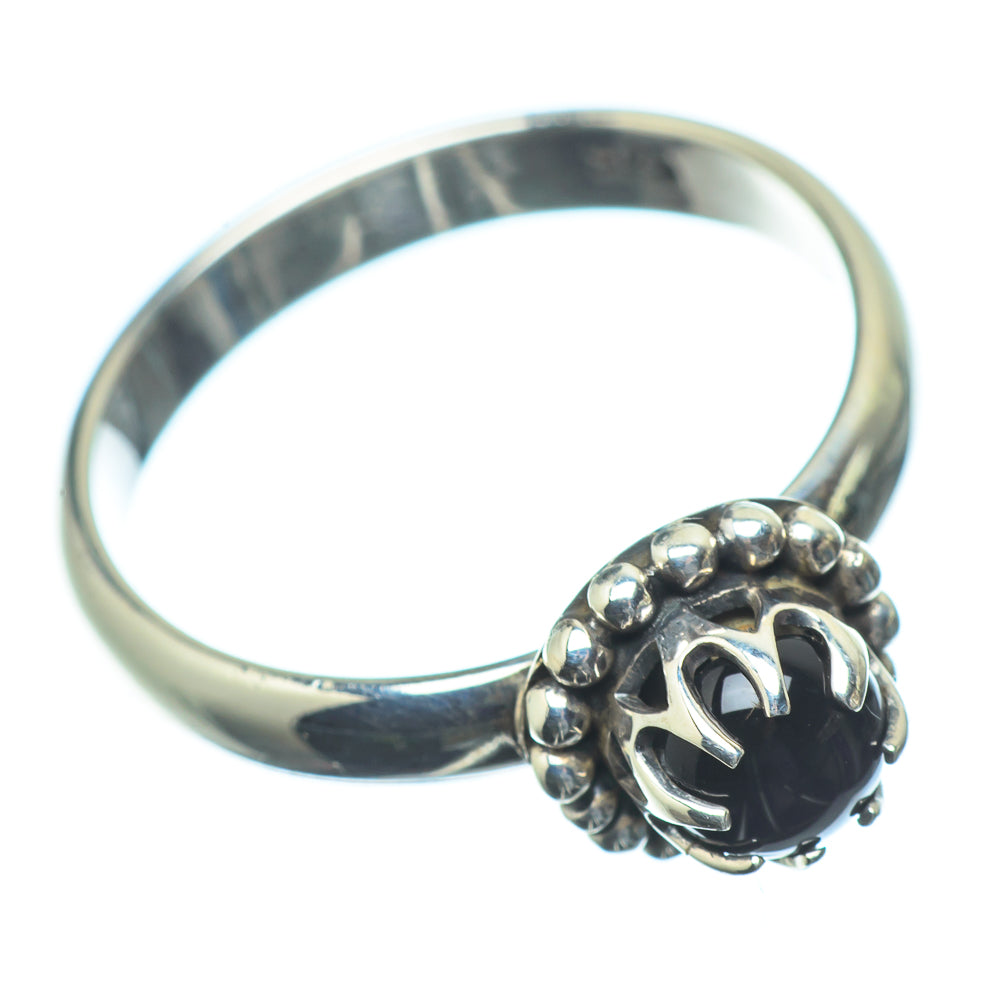 Black Onyx Rings handcrafted by Anasilvercos - RING24607