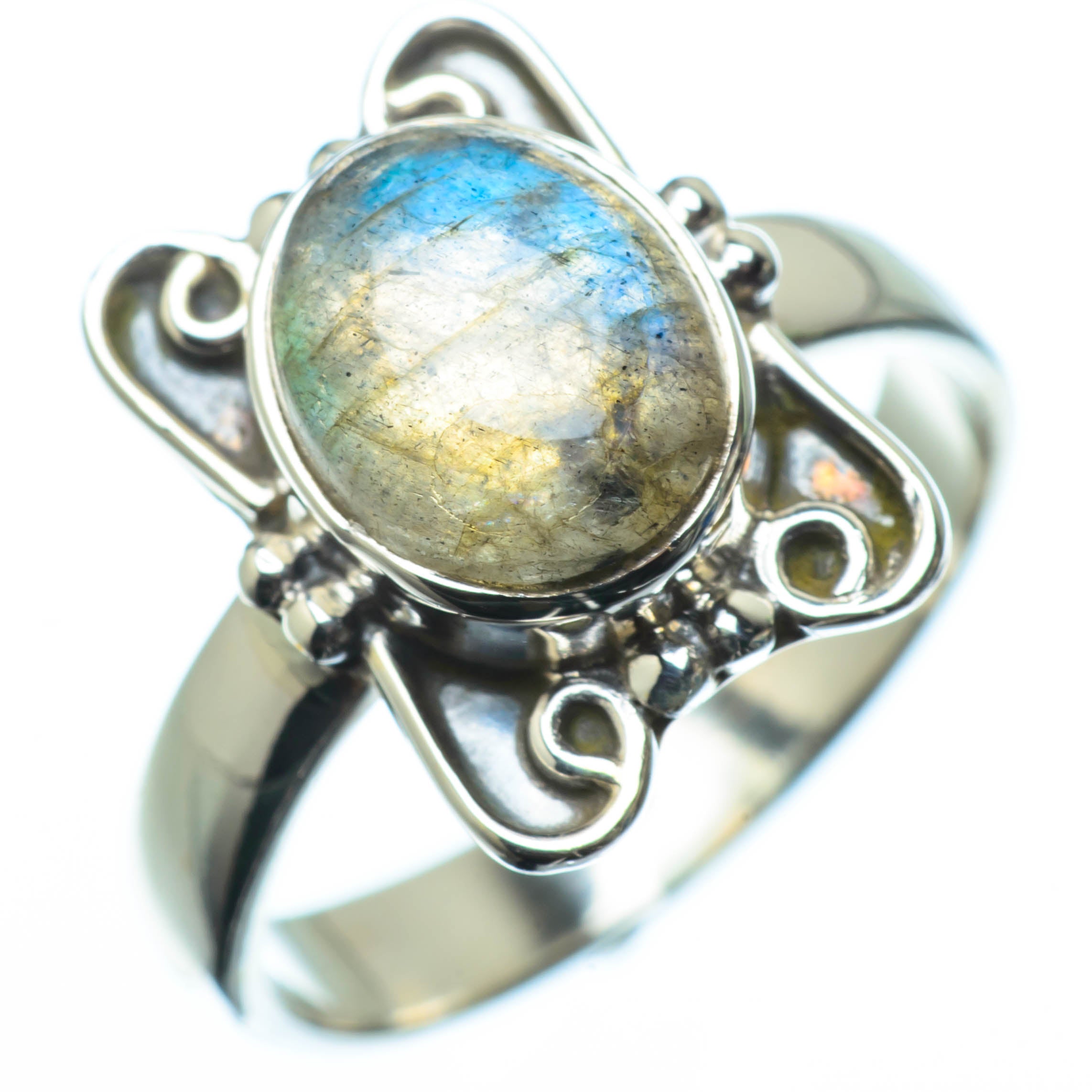 Labradorite Rings handcrafted by Anasilvercos - RING24689